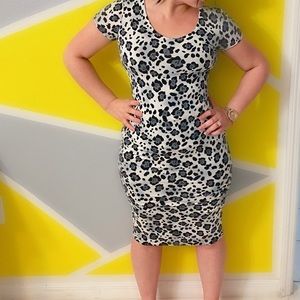 Animal print dress